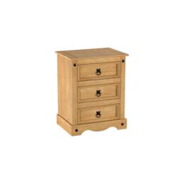 Birlea Corona Large 3 Drawer Bedside - thumbnail 4