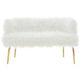 Fifty Five South Clarence Natural Fur Effect Sofa - thumbnail 1