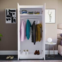 Lassic Vida Designs Hulio 2 Door Wardrobe - thumbnail 9