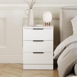 Lassic Trega 3 Drawer Bedside Chest - thumbnail 3