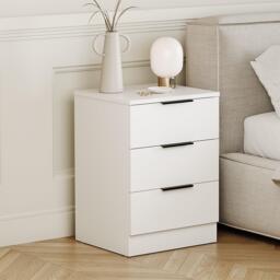 Lassic Trega 3 Drawer Bedside Chest - thumbnail 1