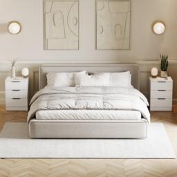 Lassic Trega 3 Drawer Bedside Chest - thumbnail 8