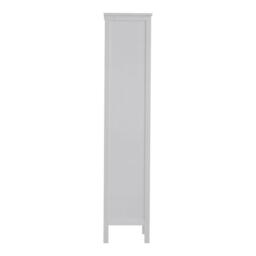 Kabinet UK Slim White Tall Cabinet with Mirror Door - thumbnail 5