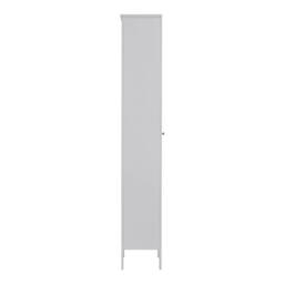 Kabinet UK Slim White Tall Cabinet with Mirror Door - thumbnail 4