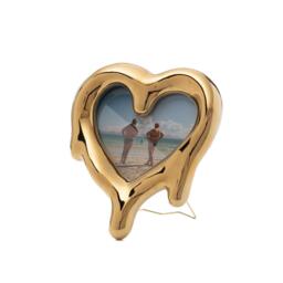Seletti Melted Heart Porcelain Mirror and Picture Frame