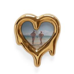 Seletti Melted Heart Porcelain Mirror and Picture Frame - thumbnail 2