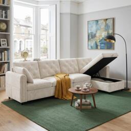 Urban Meuble Modern L-Shaped Sofa with Storage Chaise - thumbnail 4