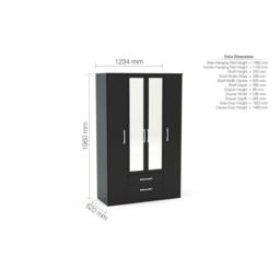 Birlea Lynx 4 Door 2Drw/Mirror W - thumbnail 3