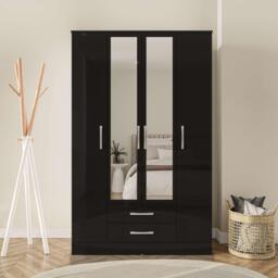 Birlea Lynx 4 Door 2Drw/Mirror W - thumbnail 1