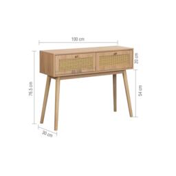 Birlea Croxley Console Table - thumbnail 9