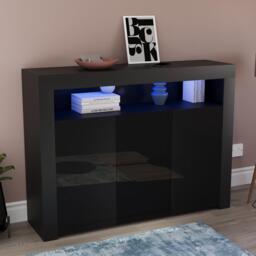 Lassic Vida Designs Nova 3 Door Multi LED Sideboard