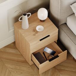 Lassic Trega 2 Drawer Bedside Chest - thumbnail 5