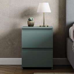 Lassic Vida Designs Denver 2 Drawer Large Bedside Chest - thumbnail 3