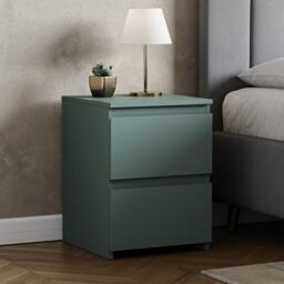 Lassic Vida Designs Denver 2 Drawer Large Bedside Chest - thumbnail 1
