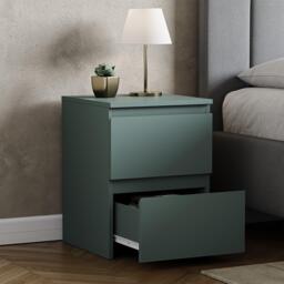 Lassic Vida Designs Denver 2 Drawer Large Bedside Chest - thumbnail 4