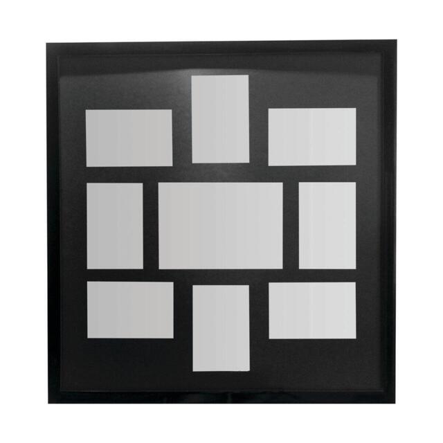 Interiors by Premier Maren Silver 9 Rectangular Multi Photo Frame - image 1