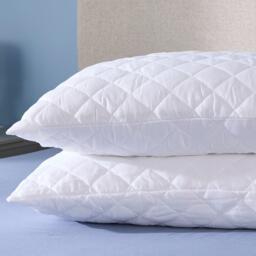 Downland Superbounce Quilted Pillow Protector Pair - thumbnail 4