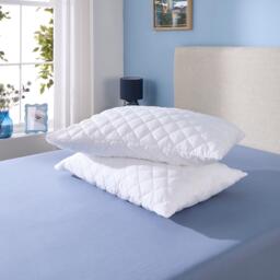 Downland Superbounce Quilted Pillow Protector Pair - thumbnail 2