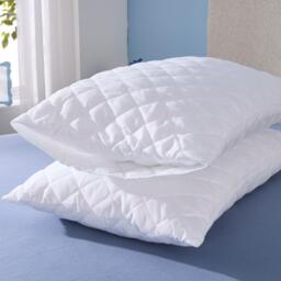 Downland Superbounce Quilted Pillow Protector Pair - thumbnail 6