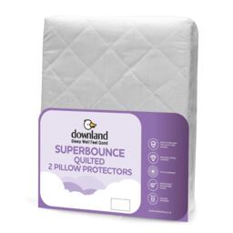 Downland Superbounce Quilted Pillow Protector Pair