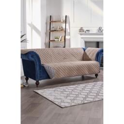 Homelife Reversible Faux Velvet Furniture Protector - thumbnail 2