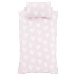 Catherine Lansfield Brushed Cotton Hearts Reversible Duvet Cover Set - thumbnail 5