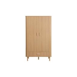 Birlea Axel 2 Door 1 Drawer Fluted Wardrobe - thumbnail 5