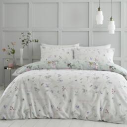 Catherine Lansfield Songbird Reversible Duvet Cover Set - thumbnail 2