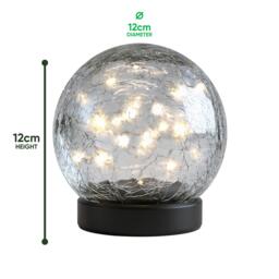 Streetwize Pair of Solar Powered LED Crackle Balls - thumbnail 2