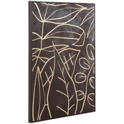 Fifty Five South Astratto Canvas Black and Gold Wall Art - thumbnail 2