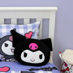 Hello Kitty Hello Kitty Kuromi Shaped Cushion