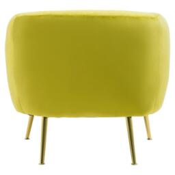 Interiors by Premier Yasmeen Olive Velvet Armchair - thumbnail 3