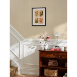 Laura Ashley Antique Flowers Print in a Black Frame - thumbnail 2