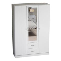 Lassic Vida Designs Riano 3 Door 2 Drawer Mirror Wardrobe - thumbnail 8