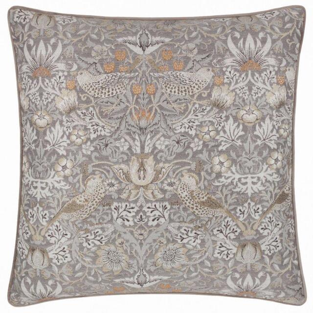 Morris and Co Strawberry Thief Piped Jacquard Feather Filled Cus - image 1