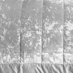 Catherine Lansfield Crushed Velvet Quilted Bedspread - thumbnail 3