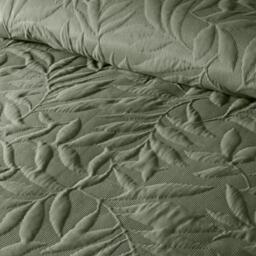 Serene Home Luana Embossed Floral Duvet Cover Set in Green - thumbnail 3