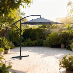 Linea 3m Cantilever Steel Frame Adjustable Tilt Patio Umbrella - thumbnail 1