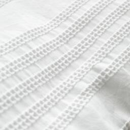 Bianca Waffle Cotton Stripe Duvet Cover Set - thumbnail 4