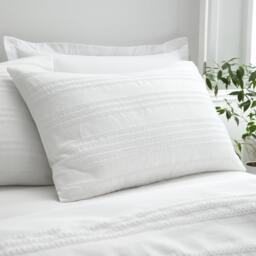 Bianca Waffle Cotton Stripe Duvet Cover Set - thumbnail 2