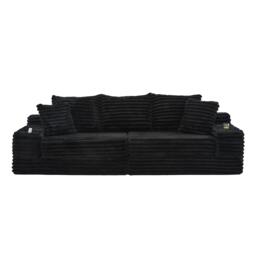Urban Meuble Corduroy Convertible Sleeper Sofa - thumbnail 5