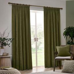 Yard Heavy Chenille Fully Lined Pencil Pleat Curtains - thumbnail 2