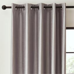 Catherine Lansfield Faux Silk Blackout Thermal Eyelet Curtains - thumbnail 2