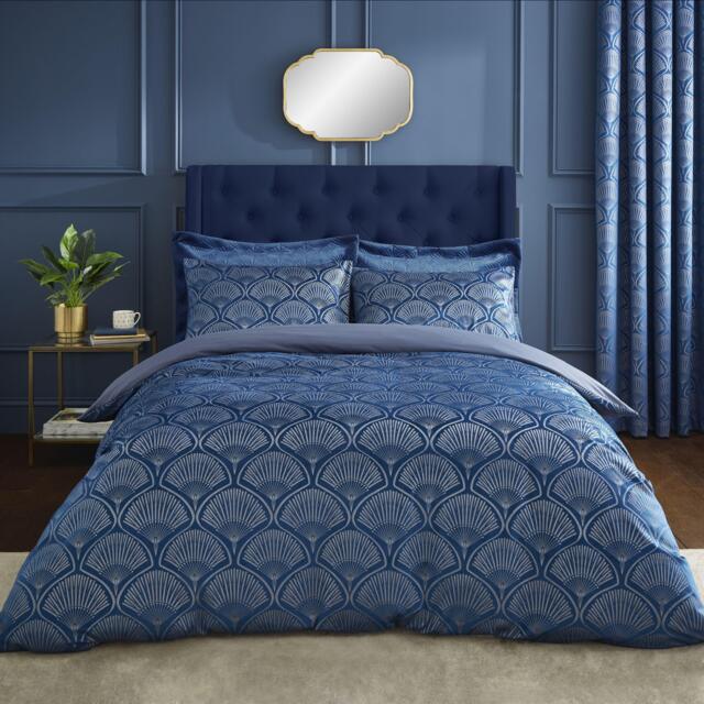 Catherine Lansfield Art Deco Pearl Duvet Cover Set - image 1