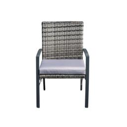 Linea 8-Piece Glass Top Rattan Weather Resistant Garden Dining Set - thumbnail 4