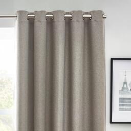 Furn Dawn Textured Blackout Eyelet Curtains - thumbnail 5