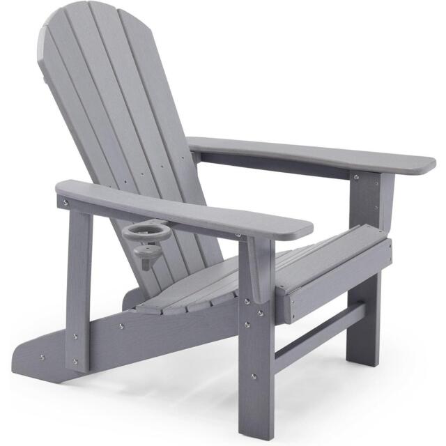 VonHaus VonHaus - Grey Adirondack Chair - image 1