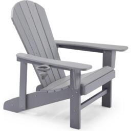VonHaus VonHaus - Grey Adirondack Chair