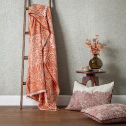 Morris and Co Marigold Jacquard Throw - thumbnail 2