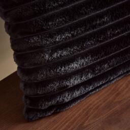Catherine Lansfield Cosy Ribbed Faux Fur Soft Touch Cushion - thumbnail 2